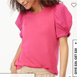 J crew puff sleeve t shirt